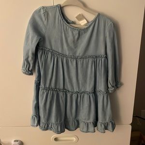 Oshkosh “denim” dress. size 18 months long sleeve